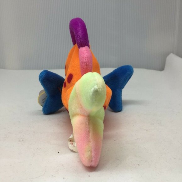 Ty Beanie Baby Lips Fish Plush Stuffed Animal Retired W Tag Birthday Mar 15 1999 - Picture 3 of 10